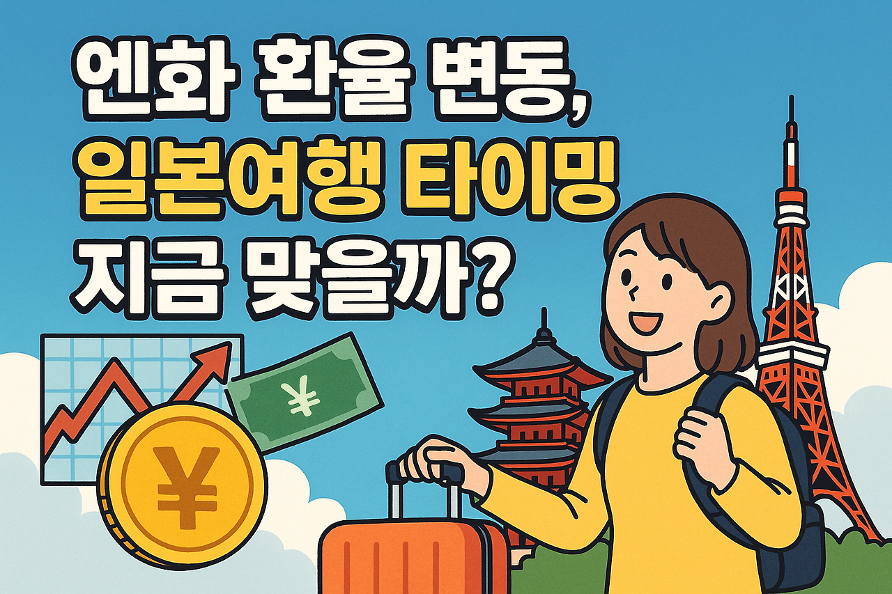 엔화 환율 변동, 일본여행 타이밍 지금 맞을까?