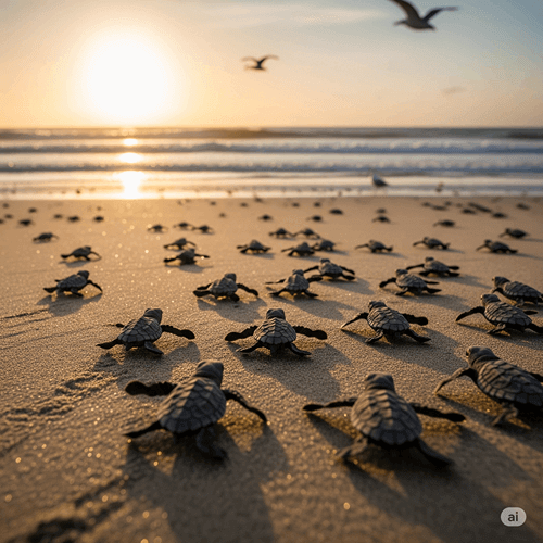 바다거북 한살이