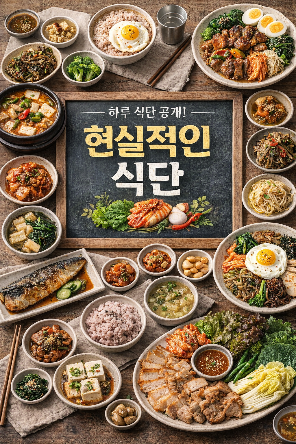 하루 식단 공개 (현실적으로 가능한 식단
