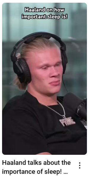 세계적인 축구 선수 엘링 홀란드도 한다는 숙면을 취하는 법 - 뇌과학자 앤드류 휴버만