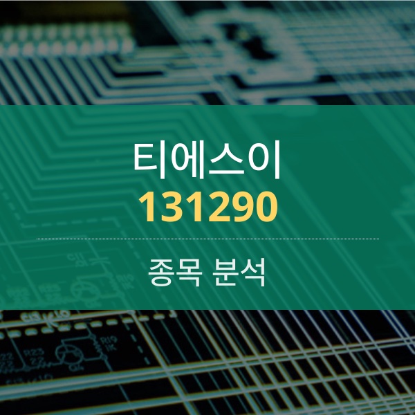 티에스이(131290) - 메모리 반도체 업황 회복 신호를 주는 카나리아 기업