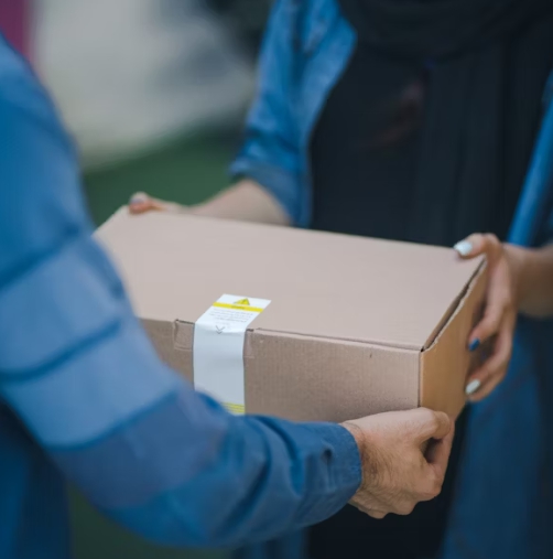 고객-택배-전달