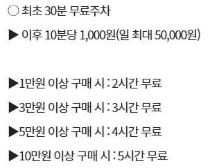 이마트 광산점 주차