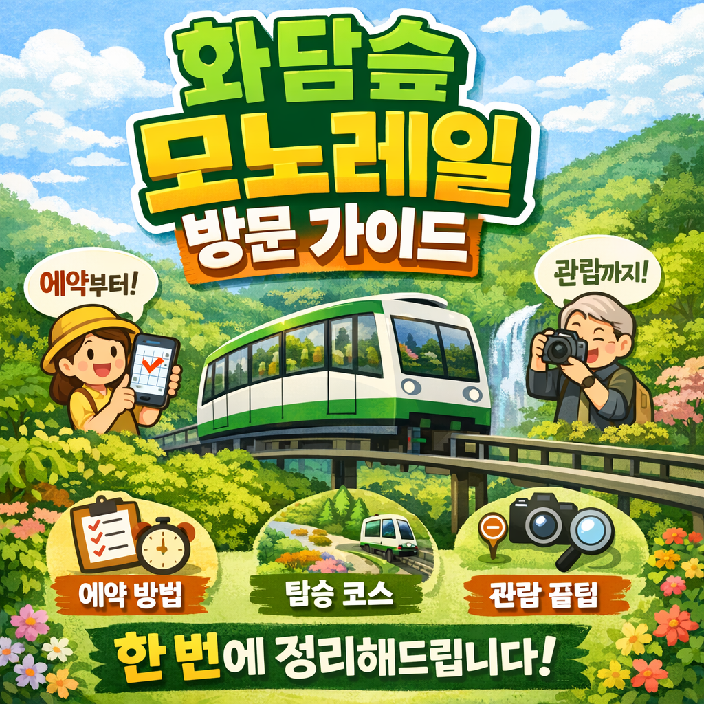 화담숲 모노레일 예약