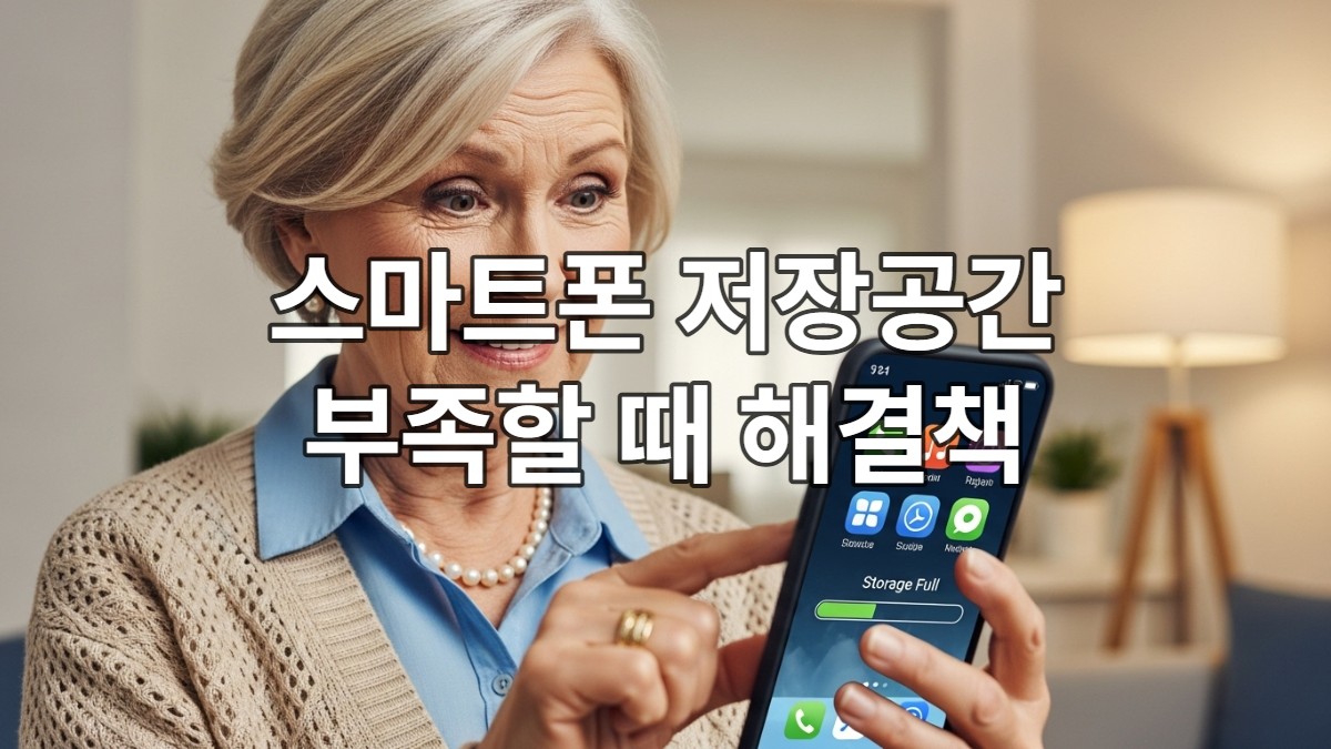 스마트폰 저장공간 부족할 때 해결 방법