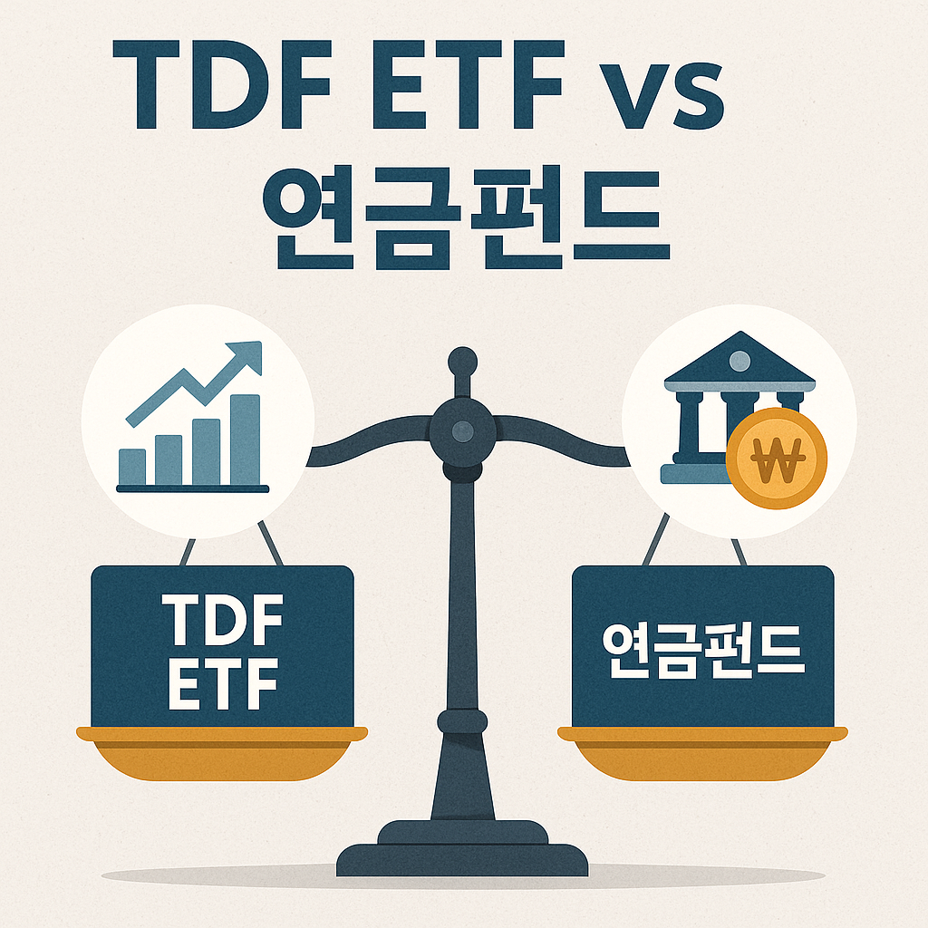 TDF ETF vs 연금펀드 비교