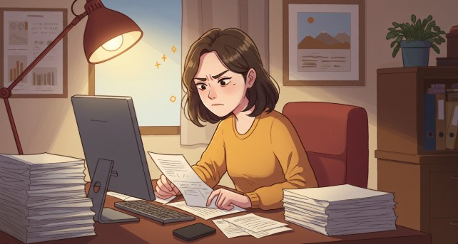 개인회생 혼자 준비하는 프리랜서 모습