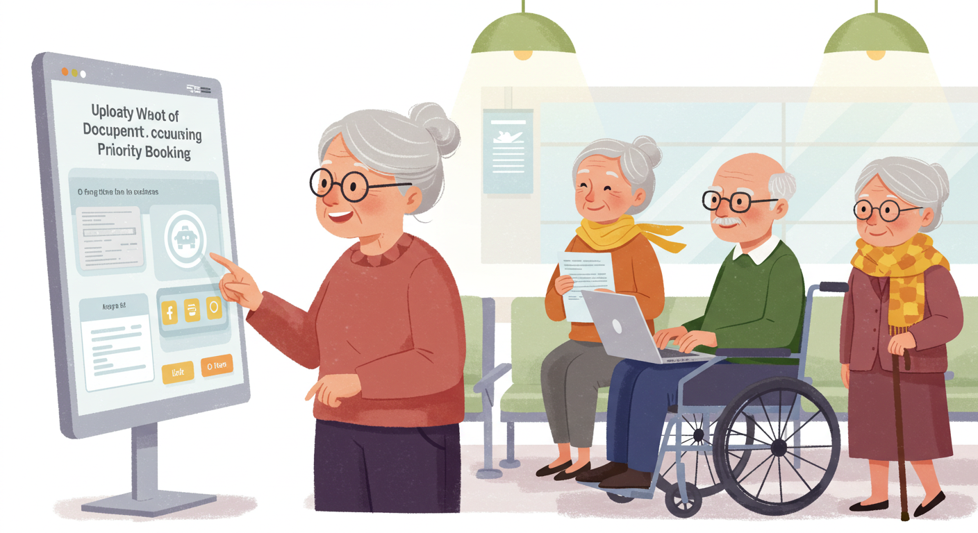 우선 예매 대상자 증빙 등록 장면