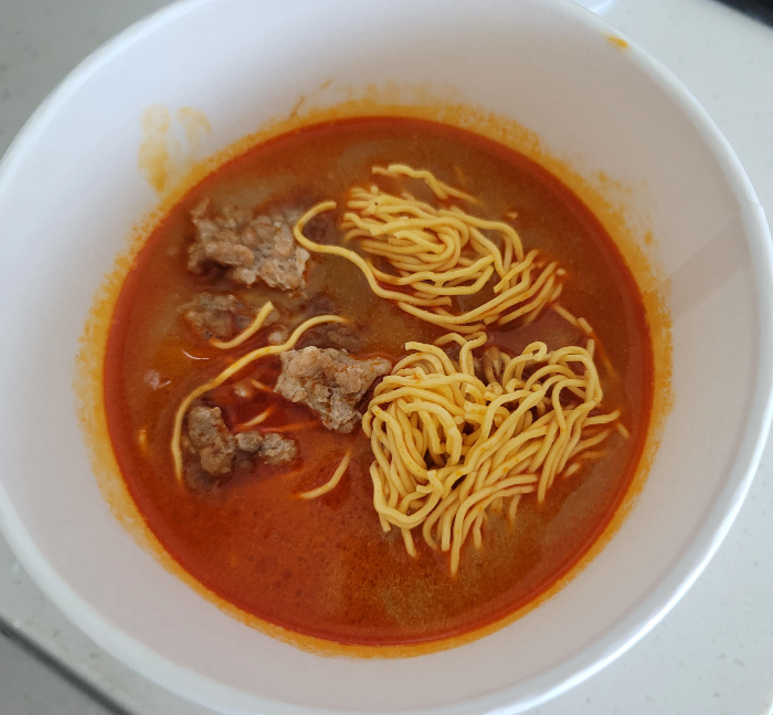 탄탄면 조리 준비