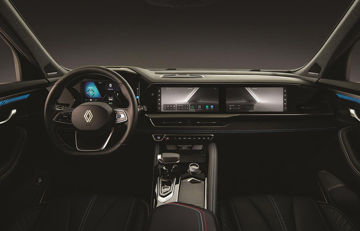 르노 그랑콜레오스 실내모습