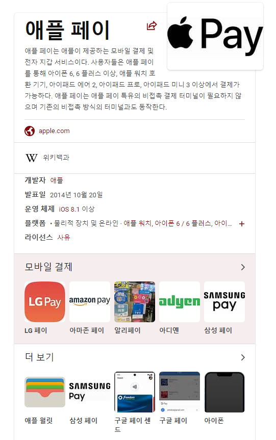 애플페이정의