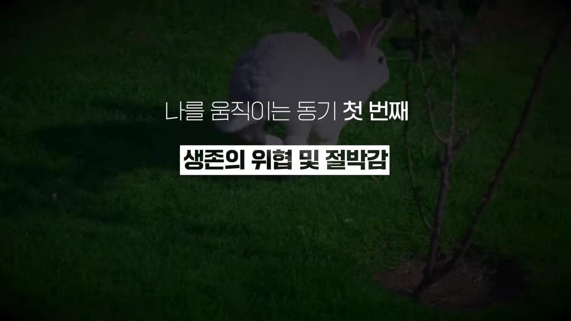 생존의 위협 및 절박감