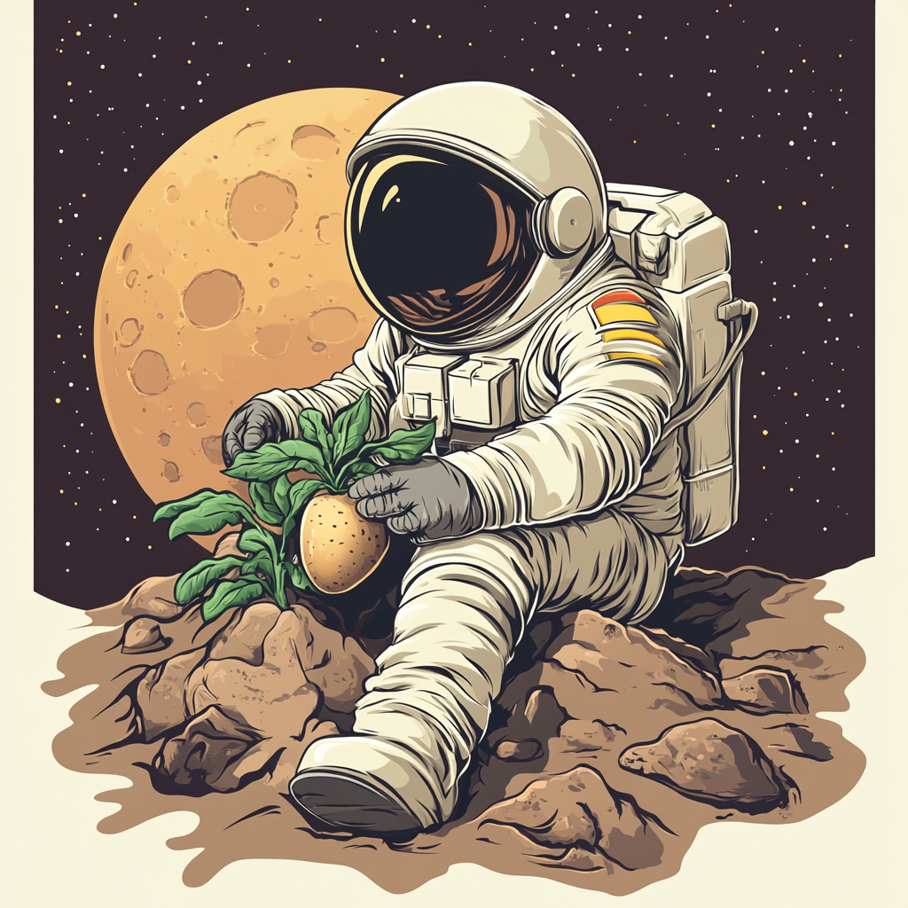 화성 식량 자급 실험 감자의 역할