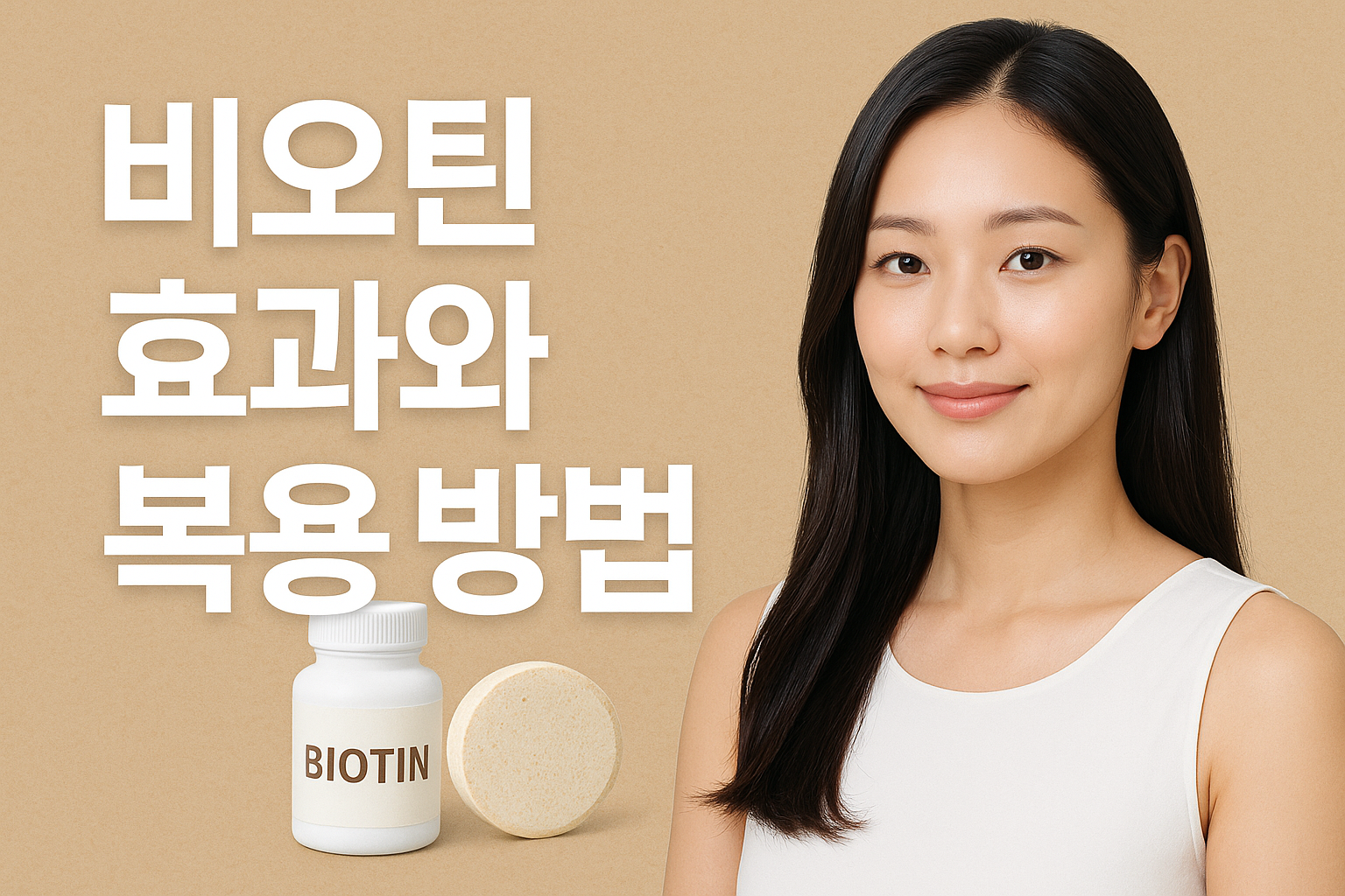 비오틴 효과와 복용법, 모발 건강의 핵심! 완벽 정리