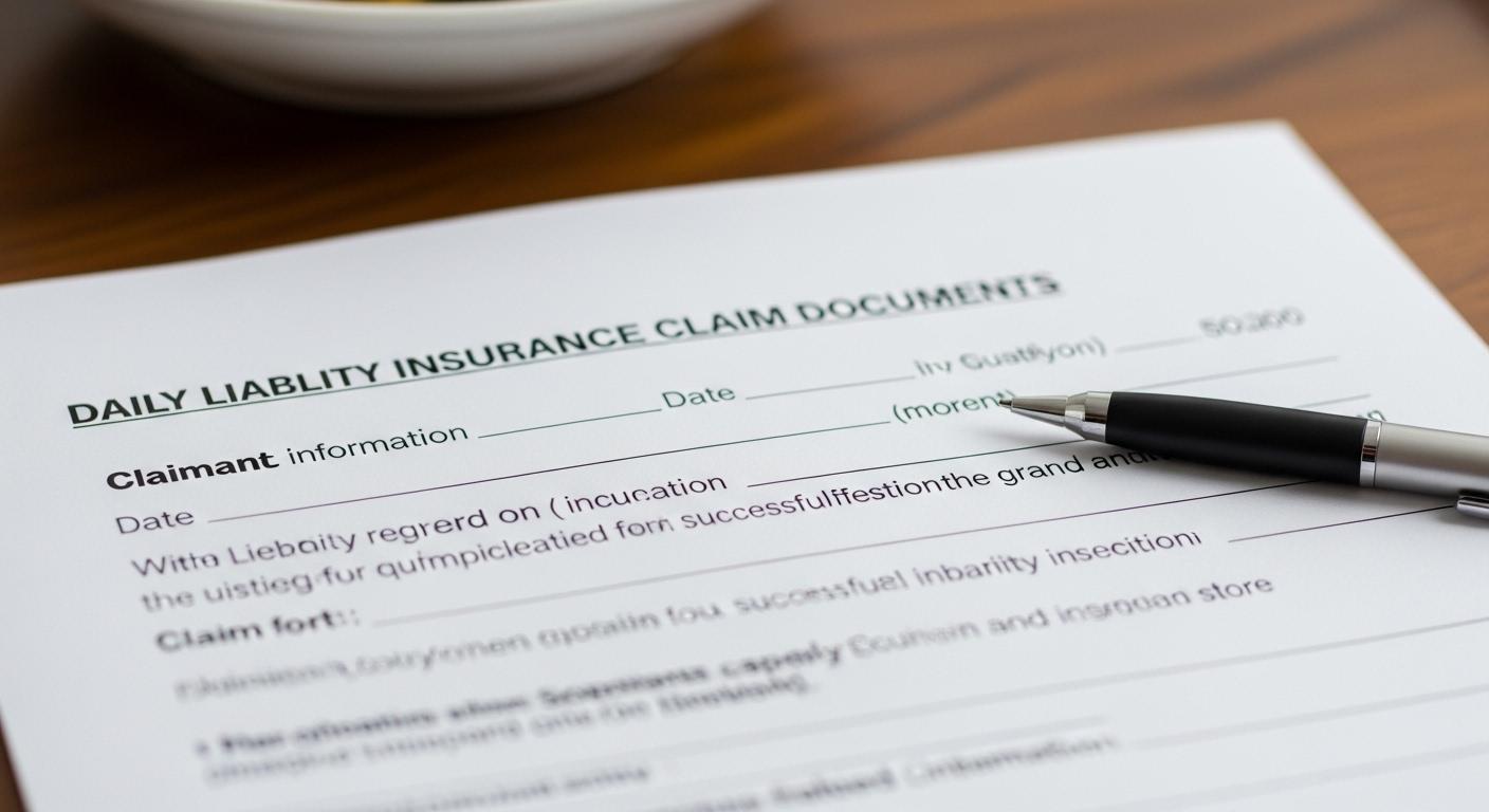 일상배상책임보험 청구서류