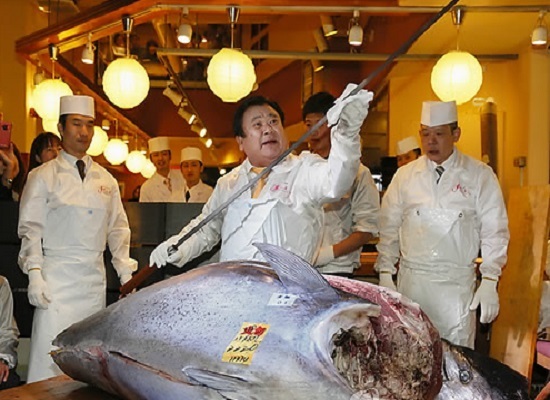 기무라 기요시 사장 참치 해체쇼