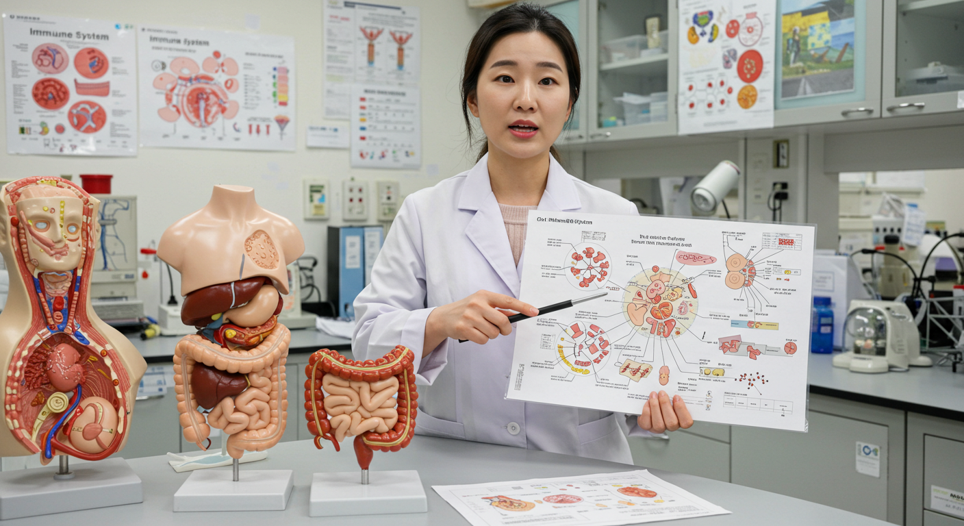 장과 면역계의 밀접한 관계 설명