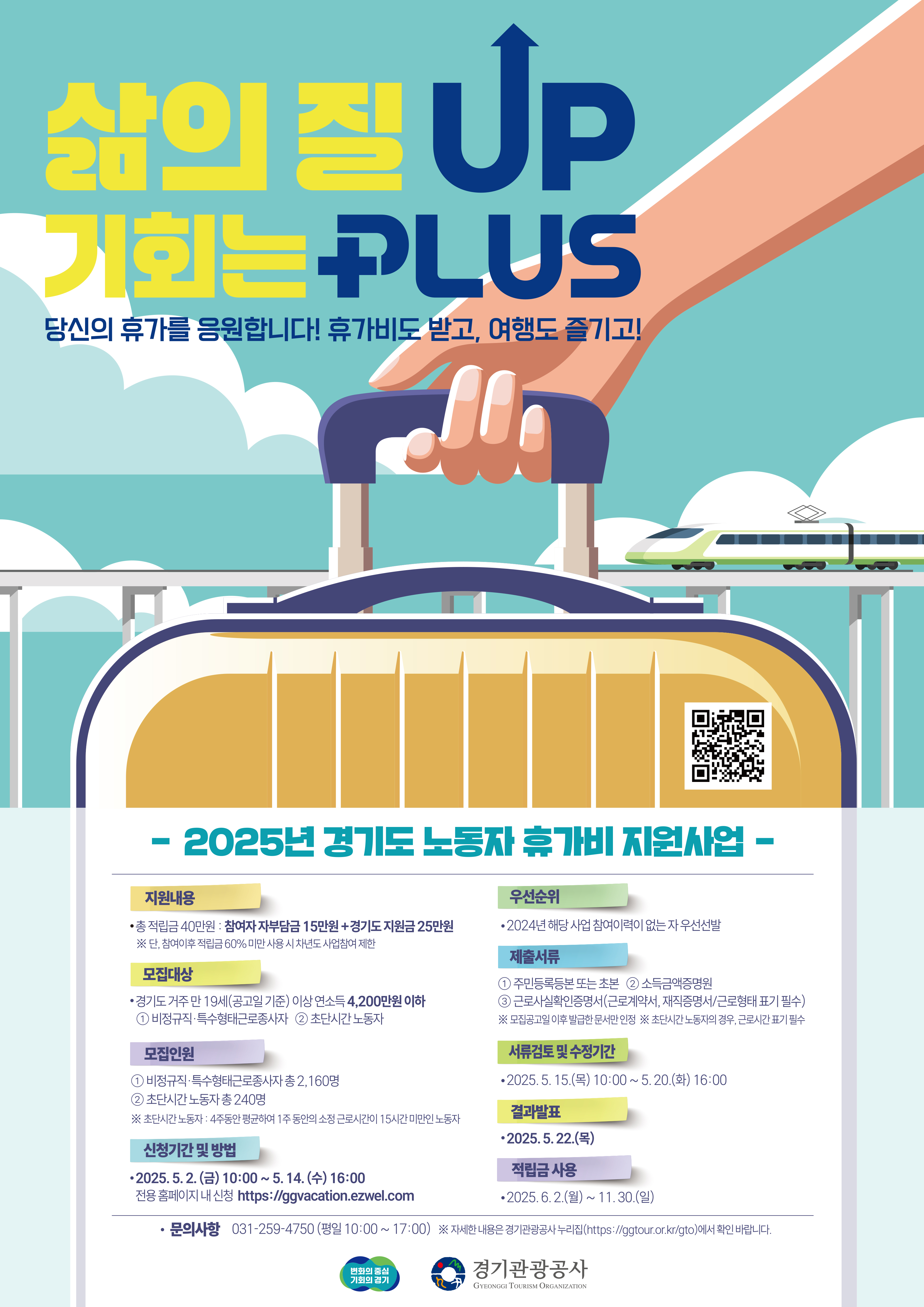 2025 경기도 노동자 휴가비 지원사업 신청방법 대상자확인