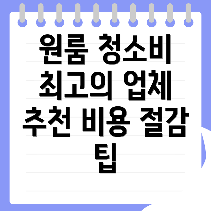 보평역 원룸청소