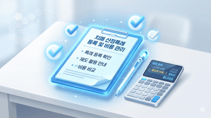 치매 산정특례 등록과 요양병원 비용 절감 체크리스트