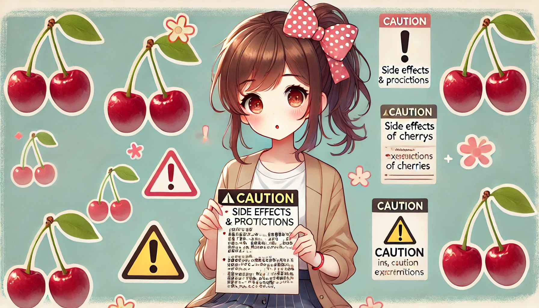 앵두의 부작용과 주의사항