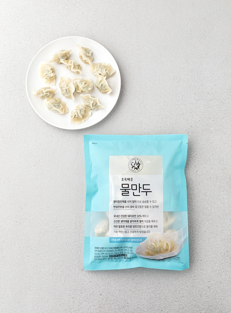 초록마을 물만두 제품 이미지