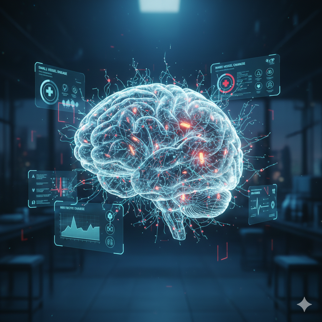 소혈관 질환 증상 없는 뇌손상 질병으로 치매 뇌졸중 원인