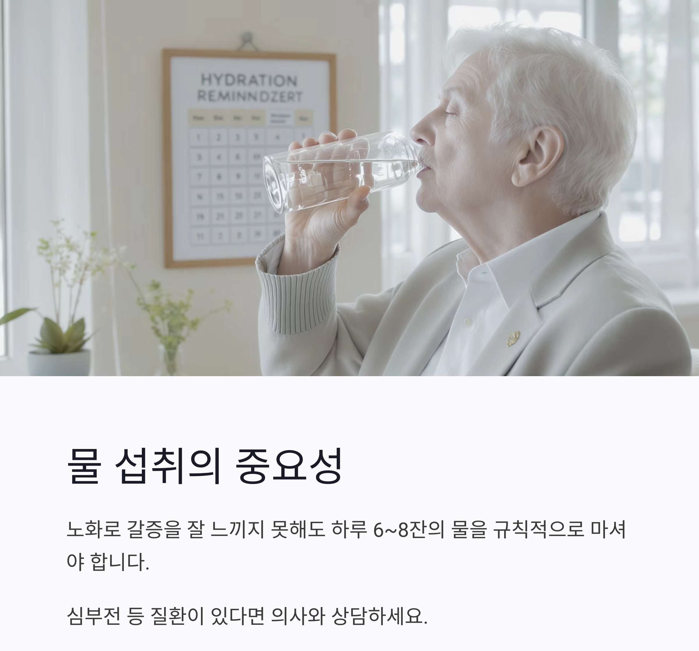 70대 이상 꼭 알아야 할 고혈압 시니어 식단표