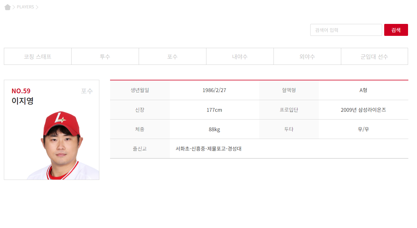 SSG랜더스 이지영 포수
