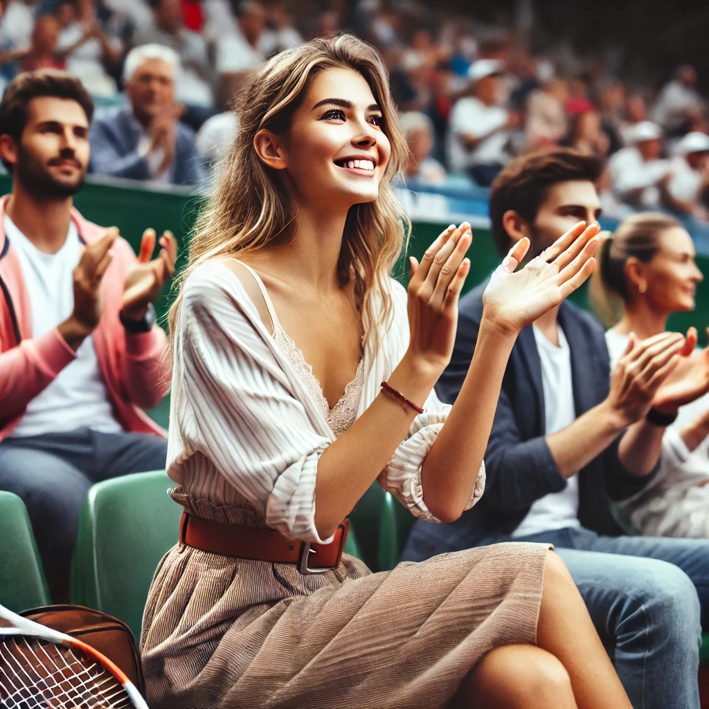 테니스 선수의 여자친구에 관한 사진