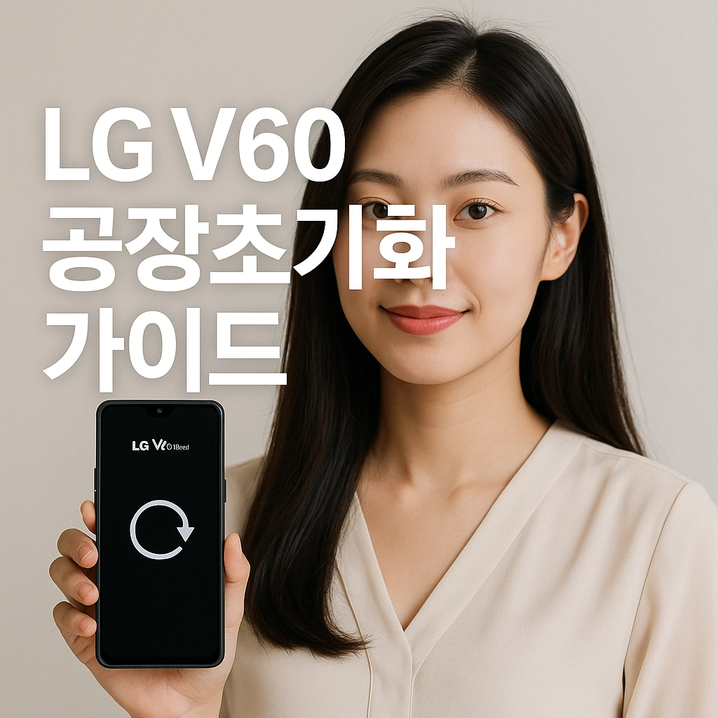 LG V60 공장초기화 가이드