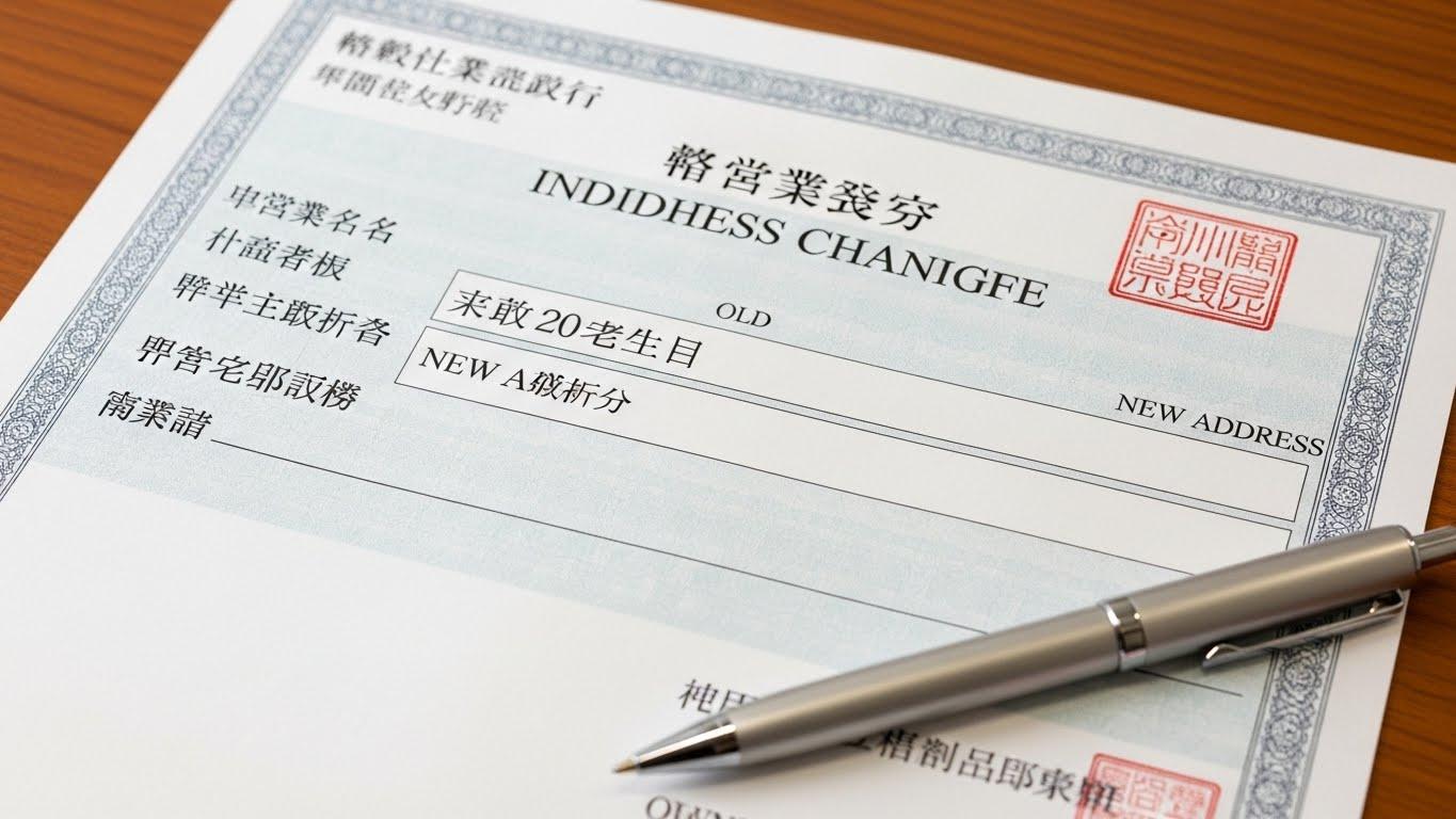 개인사업자등록증 주소변경 서류