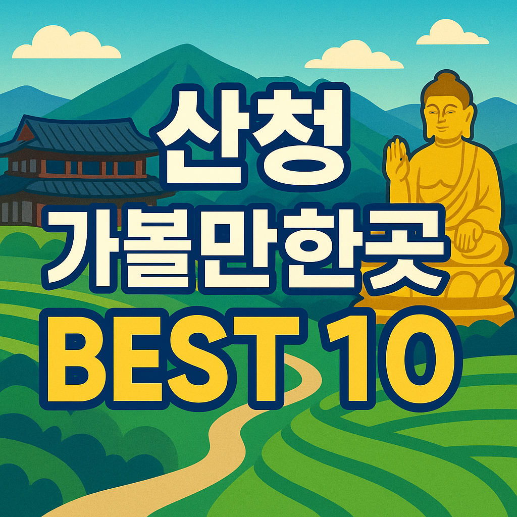 산청 가볼만한곳 베스트10