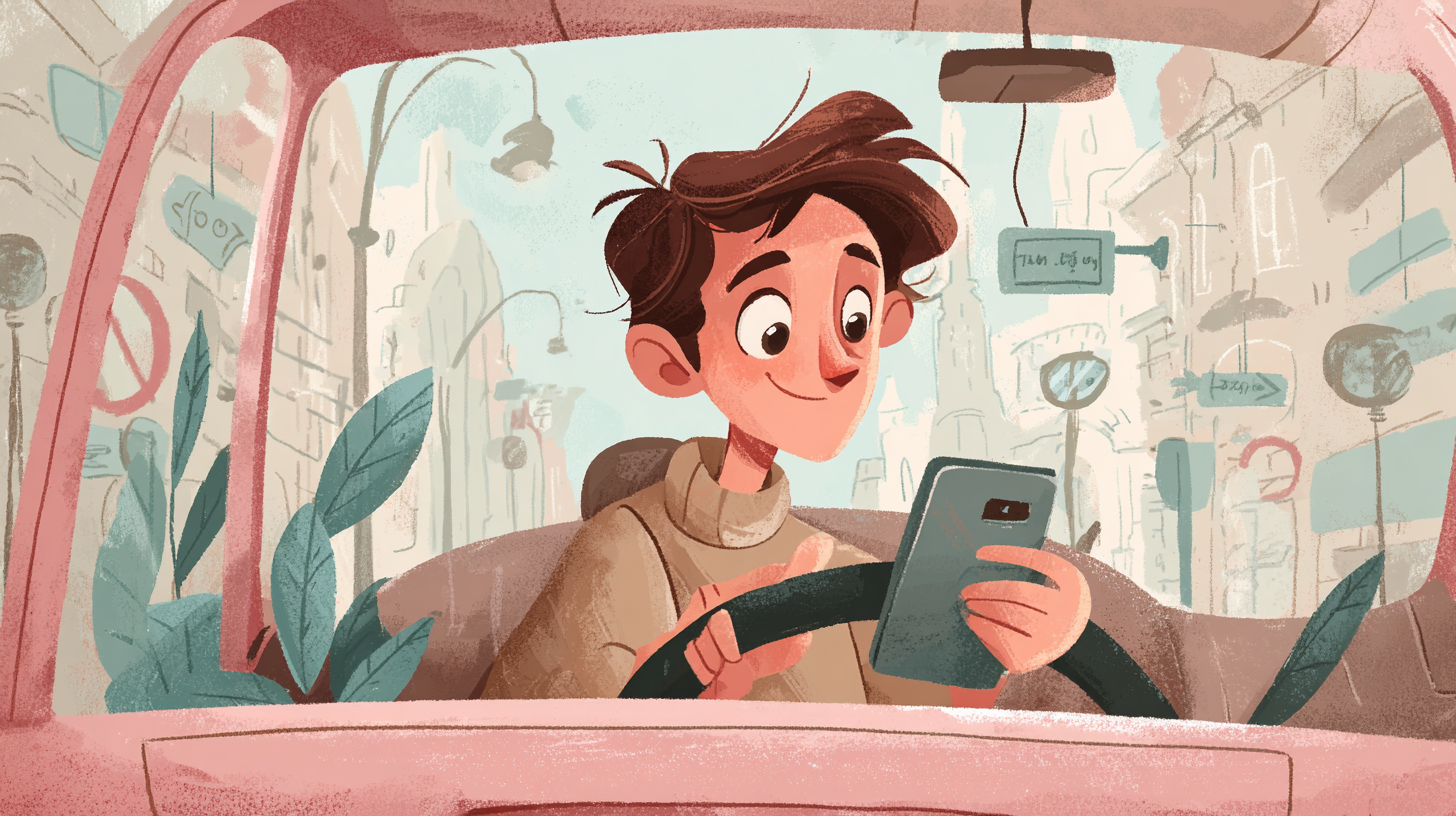 자동차 내비게이션 앱 사용법(초보 운전)