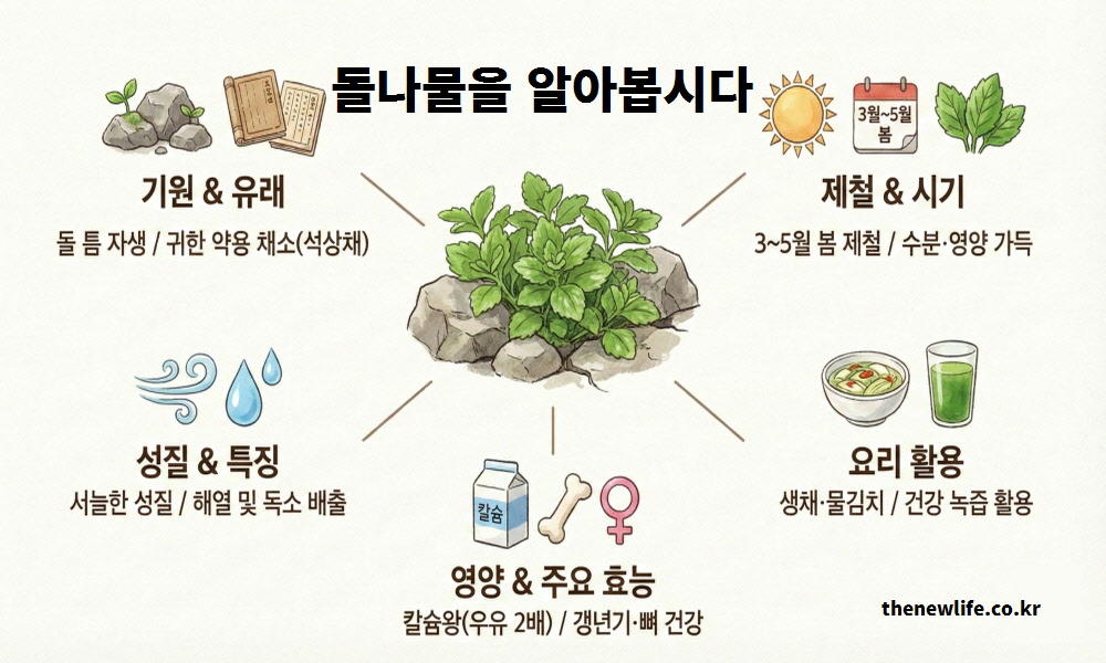 돌나물 효능 기원 유래
