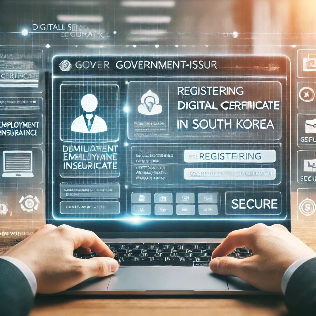 고용24 인증서 등록