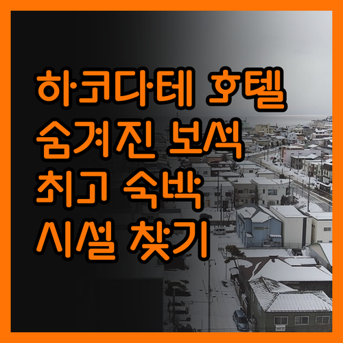 하코다테 호텔 숨겨진 보석 찾기 최고