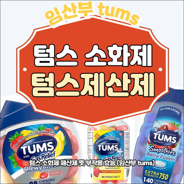 텀스 소화제 효능 부작용