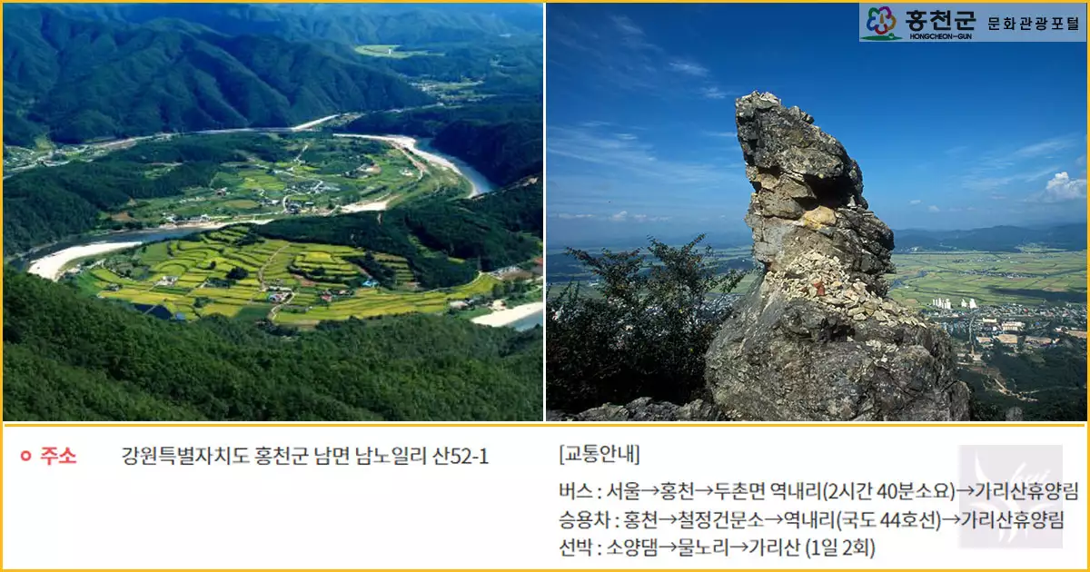 홍천9경 금학산