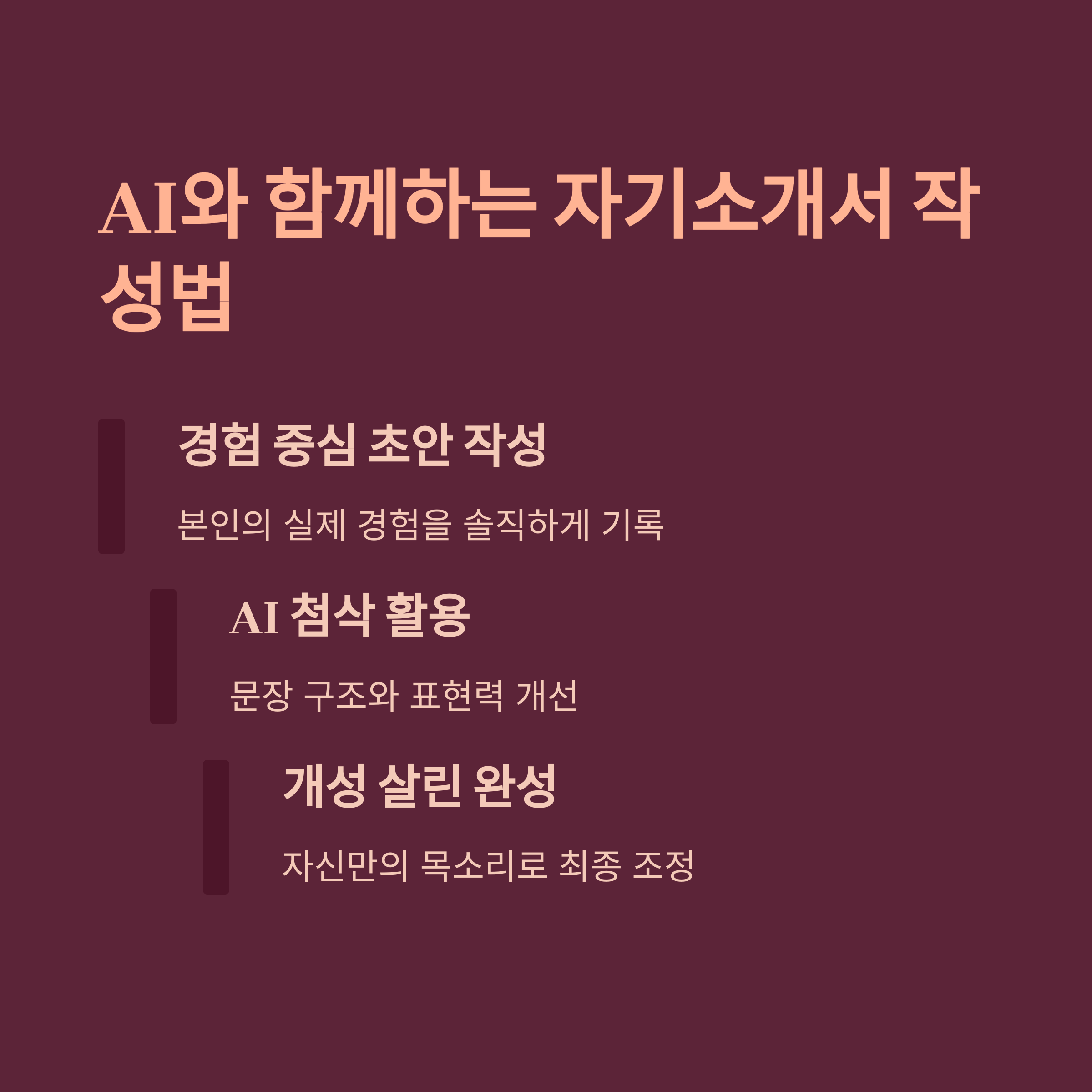 AI 기반 자기소개서 첨삭 서비스 비교 완벽 가이드
