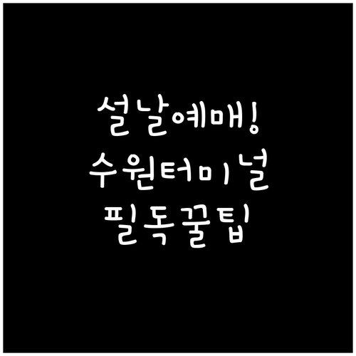 수원터미널 설날 고속버스 시외버스 통..