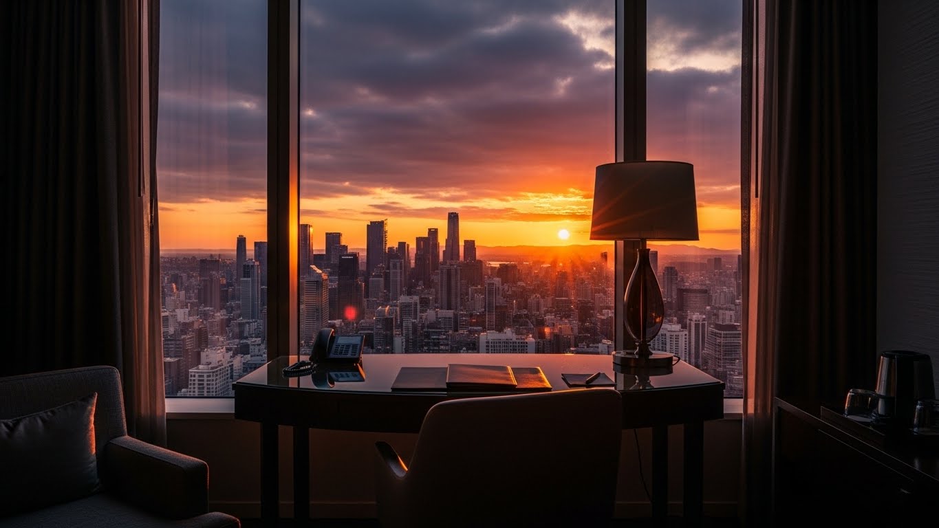 낯선 도시의 호텔에서도 나만의 클라우드 환경으로 즉시 업무 모드에 돌입한 시스템 데스크