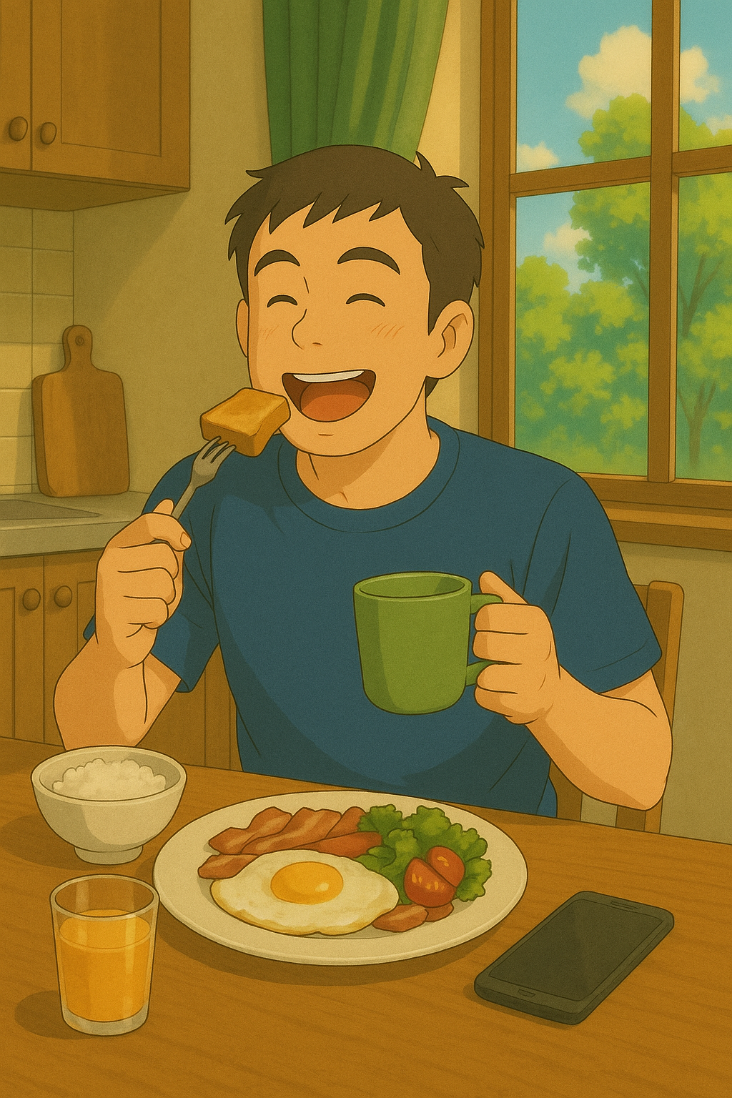 새벽 러닝 후 아침식사