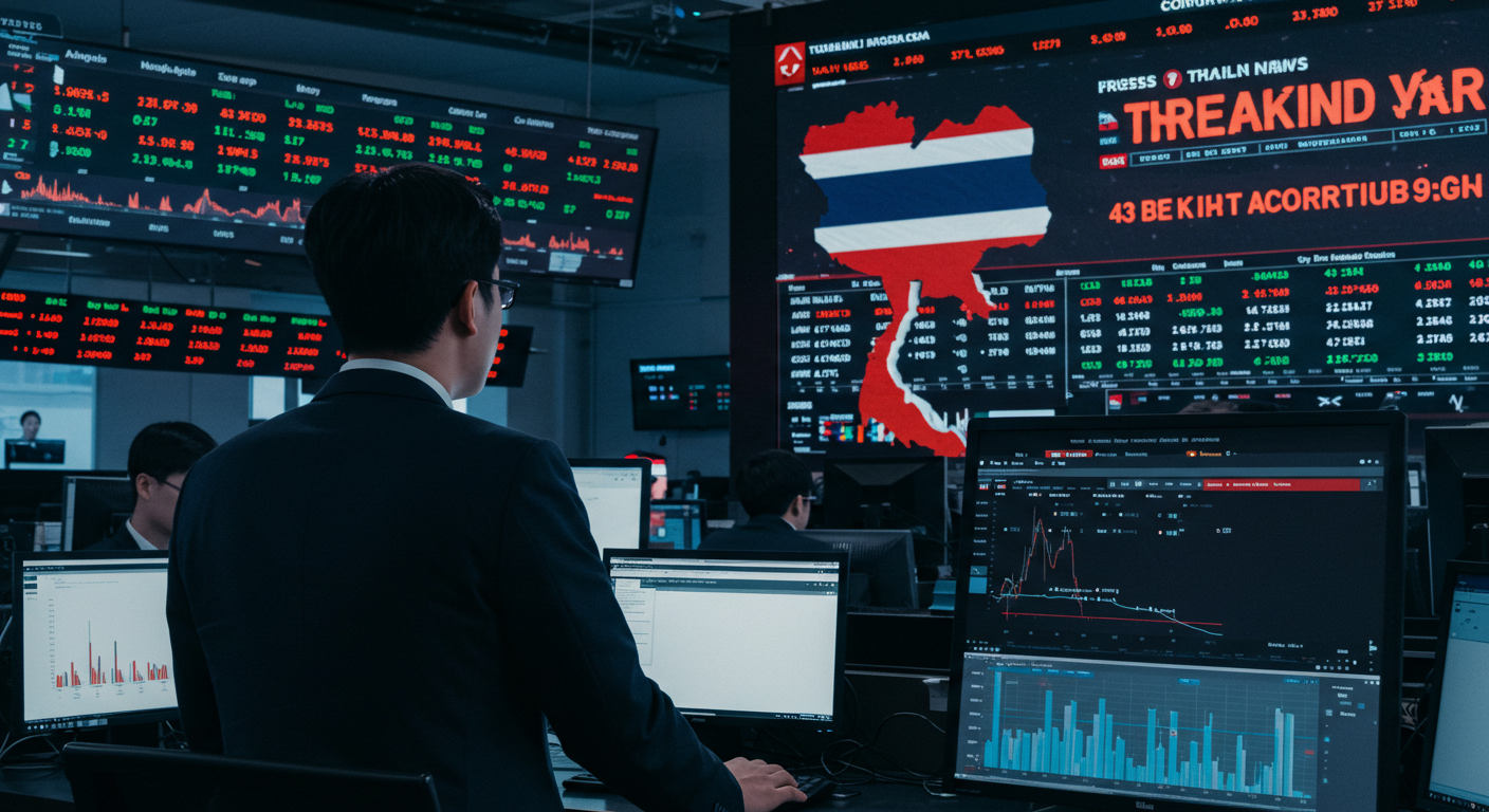 태국-캄보디아 전쟁 뉴스를 주식 차트와 함께 지켜보는 한국 증권 전문가