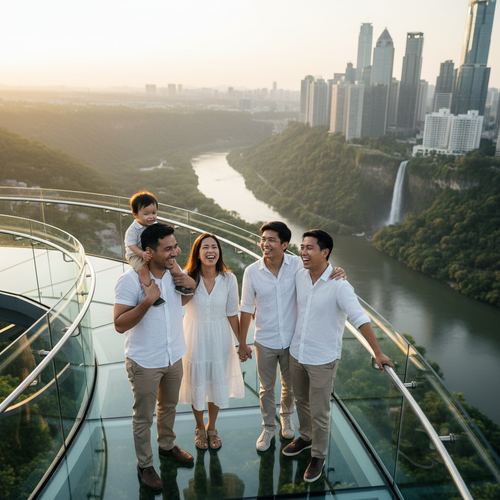 아이와 함께, 연인과 함께 용마산 스카이워크 200% 즐기기