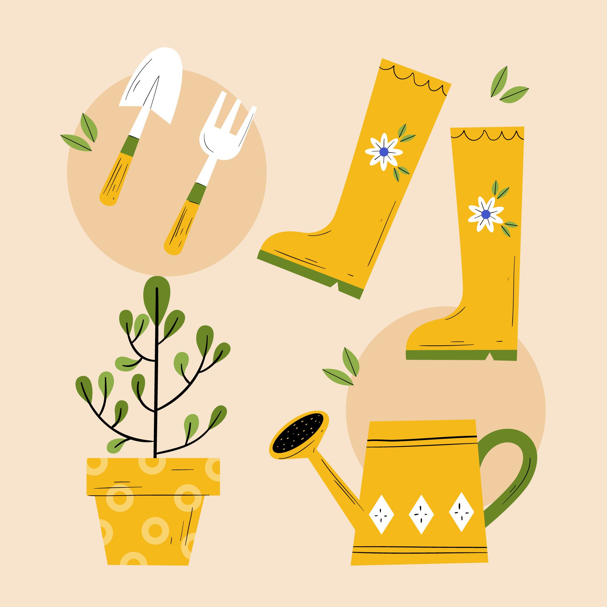 나무심을때-필요도구