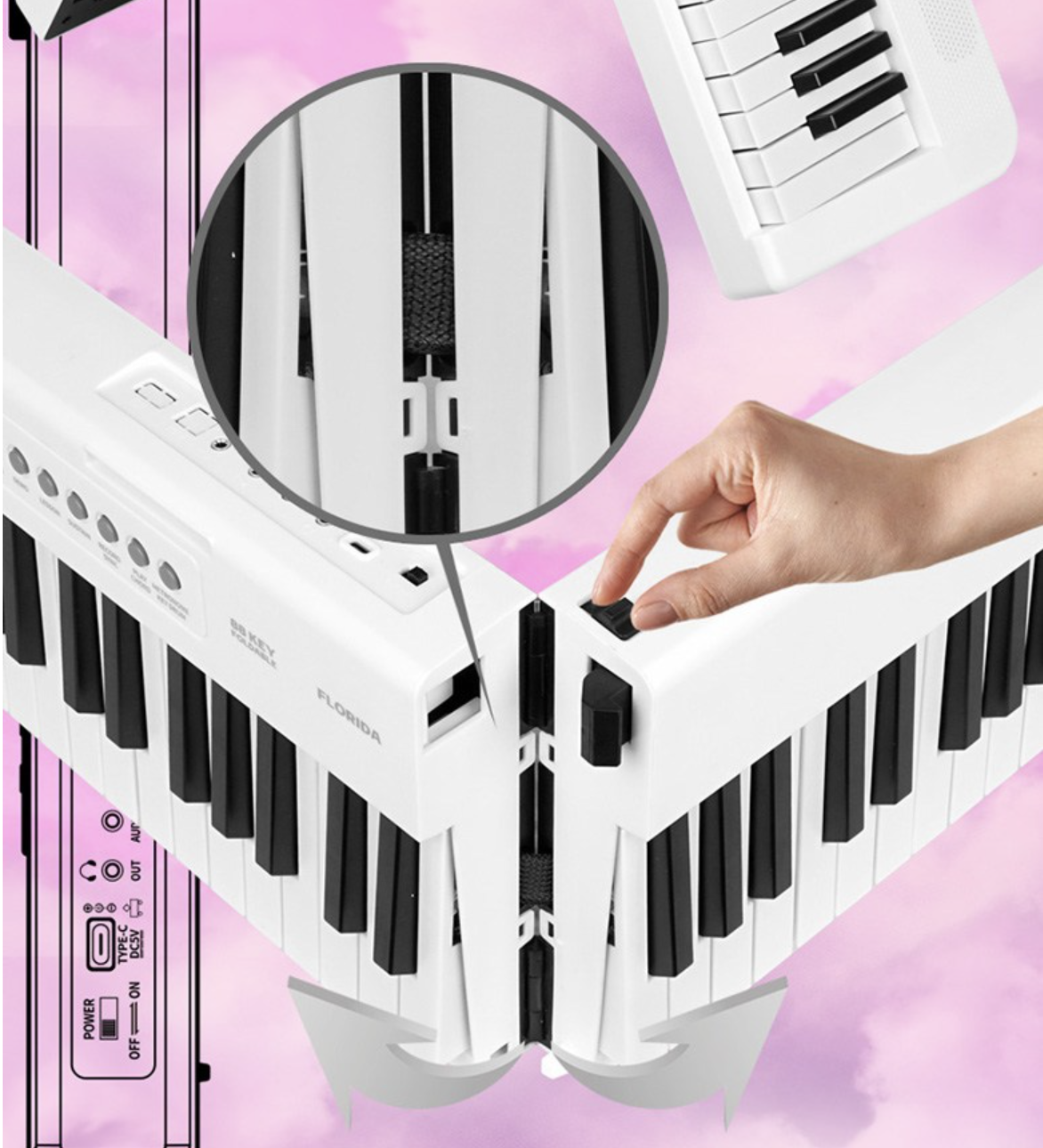 토이게이트 88건반 플로리다 접이식 전자 피아노 FLORIDA-W 후기|스펙·비교·추천 이유