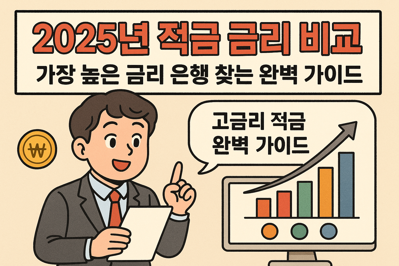 적금 금리 비교 2025: 가장 높은 금리 은행 찾는 법
