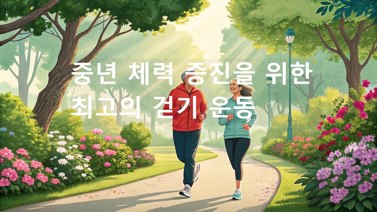 중년 체력 증진을 위한 최고의 걷기 운동
