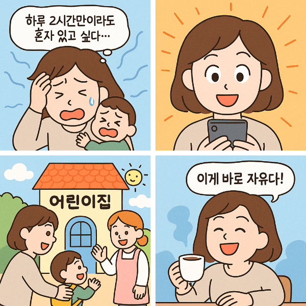 “육아에 숨통 트였다!” 하루 2시간, 국가가 돌봐주는 시간제보육 신청 꿀팁